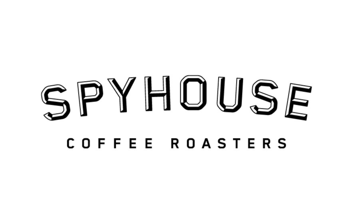 Spyhouse Coffee Roasters logo in black text on a white background.