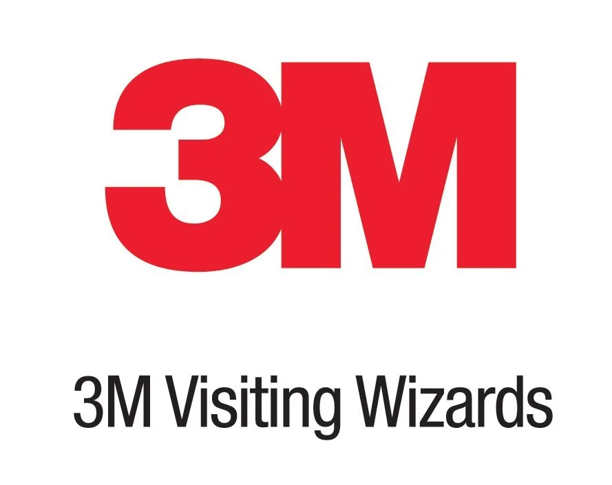 3M logo in red above the text "3M Visiting Wizards" in black on a white background.